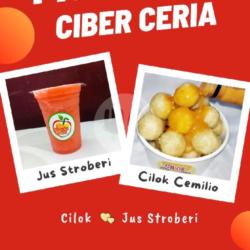 Paket Ciber Ceria (cilok   Jus Stroberi) - Cilok Kukus