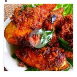 Ayam Bakar Bumbu Madu Kecil(tanpa Nasi)