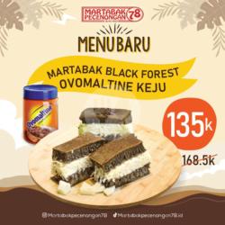 Martabak Black Forest Ovomaltine Keju