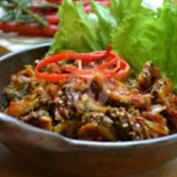 Nasi Oseng Babat Sapi Lombok Ijo