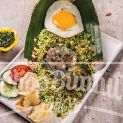 Nasi Goreng Bakar - Daging Iga Cabe Ijo ( Spicy )