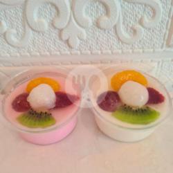 Silky Fruit Pudding Cup