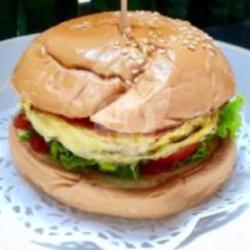 Burger Telur Dadar
