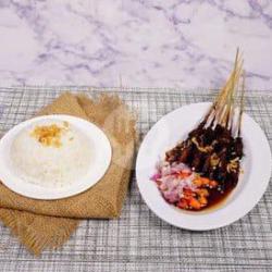 Sate Ayam   Nasi