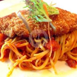 Spaghetti Chicken Katsu