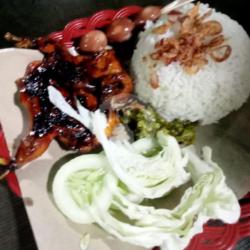 Burung Puyu Bakar    Nasi