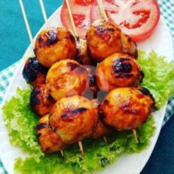 Sate Bakso Bakar Pedas Manis