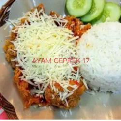 Ayam Geprek Tabur Keju