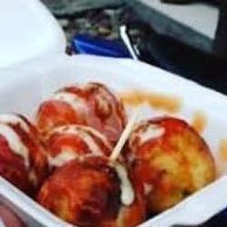 Takoyaki Sosis Keju