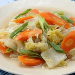 Sayur Sawi Putih Wortel