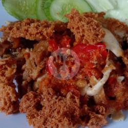 Ayam Geprek Kremes Nasi Tempe Terong Crispy Sambel Lalap