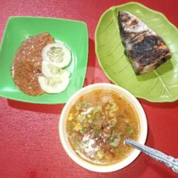 Ikan Bakar Bandeng  Kuah Sop