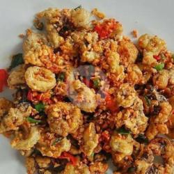 Cumi Cabe Garam   Nasi