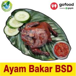 Ayam Bakar 1 Ekor Size Kecil (2 - 3 Porsi)   3 Lalap Timun   3 Sambal