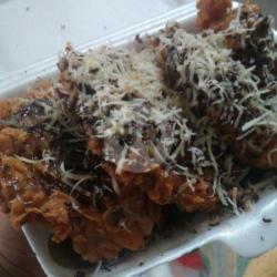 Pisang Geprek Coklat Keju