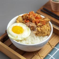 Fried Chicken With Sambal Taichan