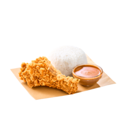 Nasi Crispy Chicken Gulai Kecil-ol
