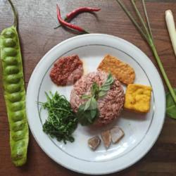 Nasi Merah   Asin Jambal   Tahu Tempe   Pete