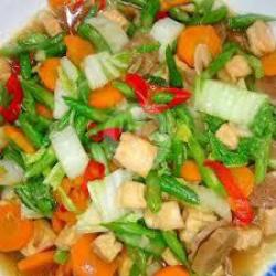 Tumis Sawi Putih Jagung Wortel