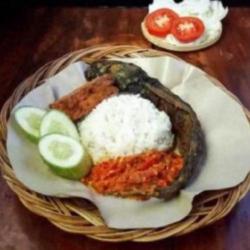 Nasi Lele Sambel Bawang