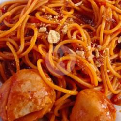 Spaghetti Baso   Makaroni Kriuk