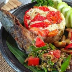 Nasi Ikan Lele Sambal Pecak Tomat