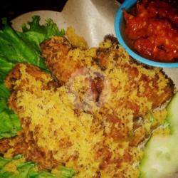 Sayap Goreng Kremes Tanpa Nasi