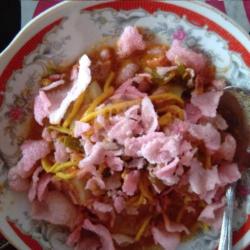 Lontong Sayur (gulai) Cubadak (nangka)   Mi Kuning