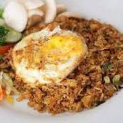 Nasi Goreng Ayam Suir Telur Dadar