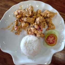 Nasi Cumi Goreng Telur Asin