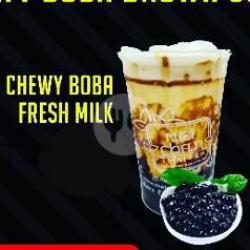 Chewy Boba Fresh Milk