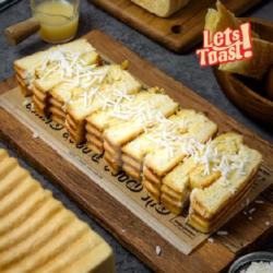 Milk Cheese Puff Pastry Toast