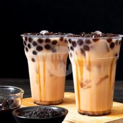 Cappucino Drink With Boba