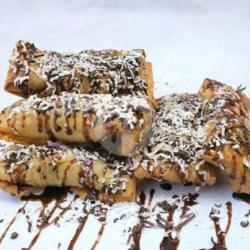 Pisang Lumpia Keju Coklat Susu