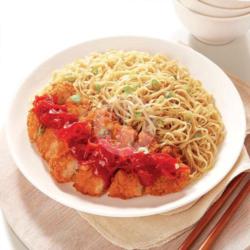 Bakmi Ayam Katsu Asam Manis