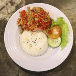 Udang Sambel Matah   Nasi