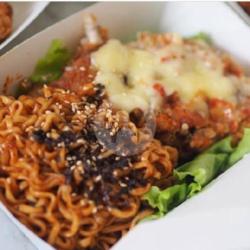 Mie Samyang Ayam Geprek Jumbo Keju