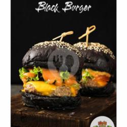 Mozarella Cheese Black Burger