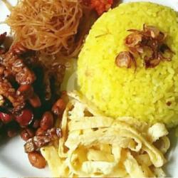 Nasi Kuning   Telur Bulet