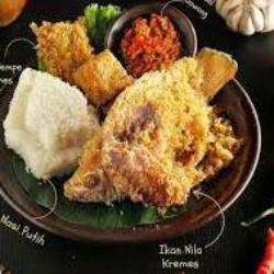 Paket Nasi Nila Goreng Tempe Tahu