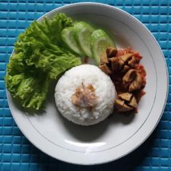 Nasi Bakso Penyet