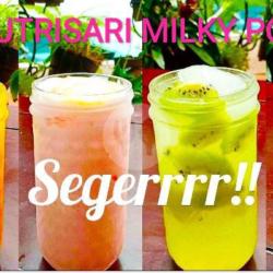 Nutrisari Milky Pop Jeruk / Jambu / Mangga