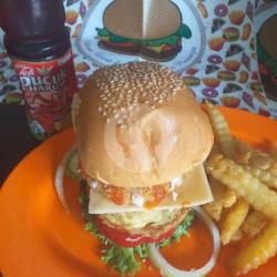 Paket Burger Istimewa Gratis Teh Pucuk