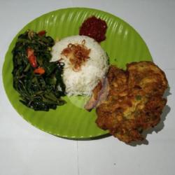 Nasi Cah Kangkung Telur Dadar