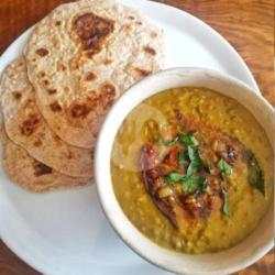 Dal Tadka With 3(pcs)butter Tawa Roti