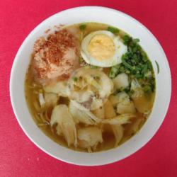 Soto Ayam Kulit Irisan Ayam (tanpa Nasi)