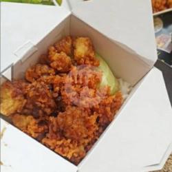 Rice Bowl - Kulit Crispy   Es Teh