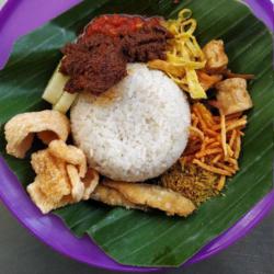 Nasi Gurih Daging Rendang