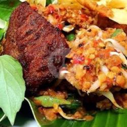 Nasi Pecel Empal Goreng