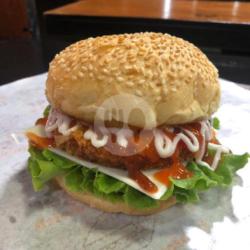 Burger Ayam Crispy